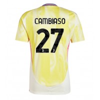 Juventus Andrea Cambiaso #27 Fußballbekleidung Auswärtstrikot 2024-25 Kurzarm